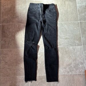 9” high rise skinny Madewell jeans
